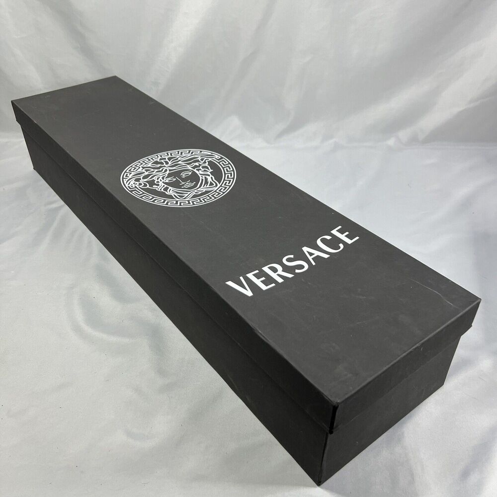 Large Empty Versace Box 30 x 7.5 x 5.5 with Tissue Paper